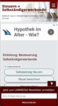 Mobile Screenshot of besteuerung-selbstaendigerwerbender.ch